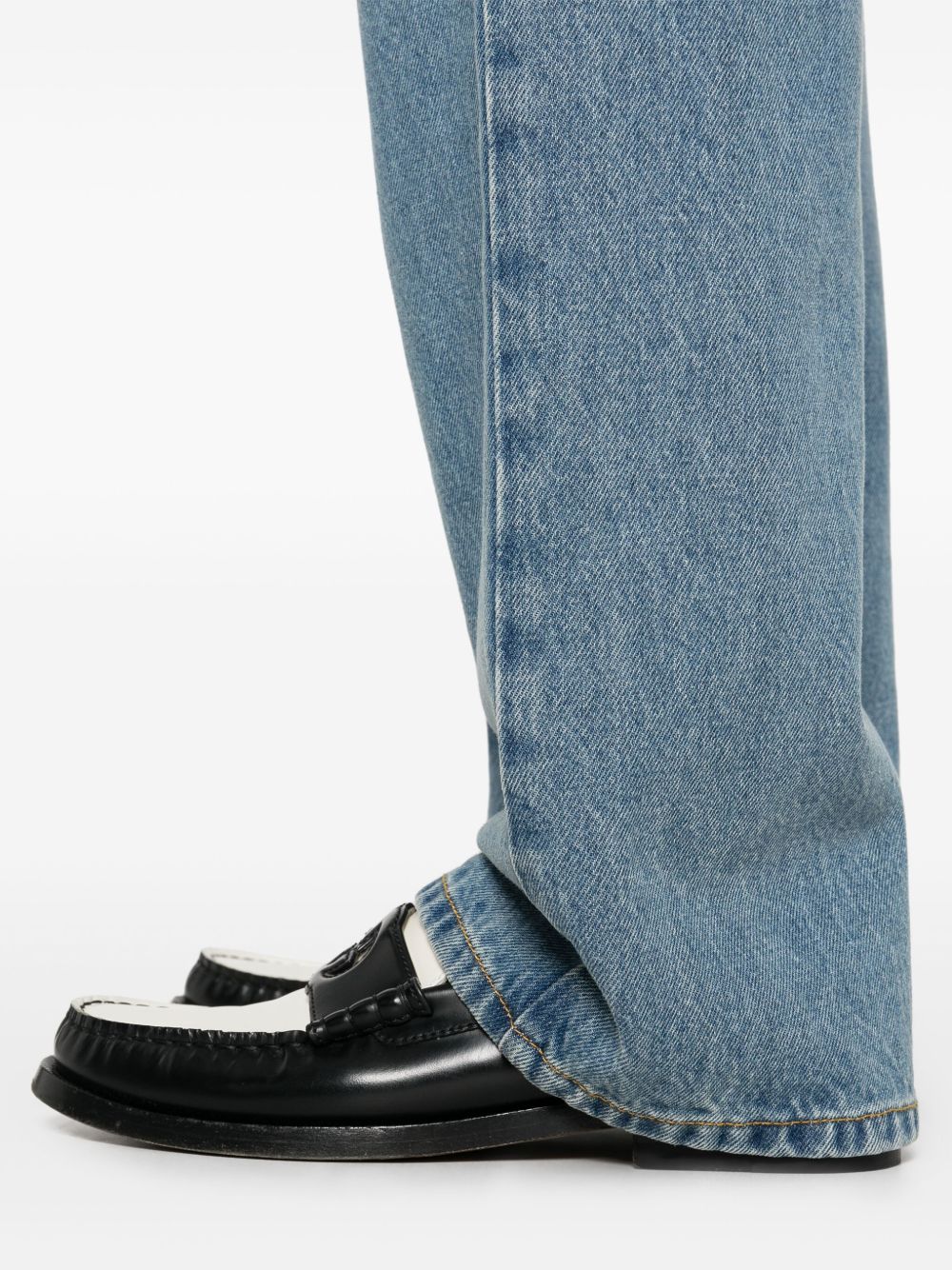 Baggy denim cotton jeans