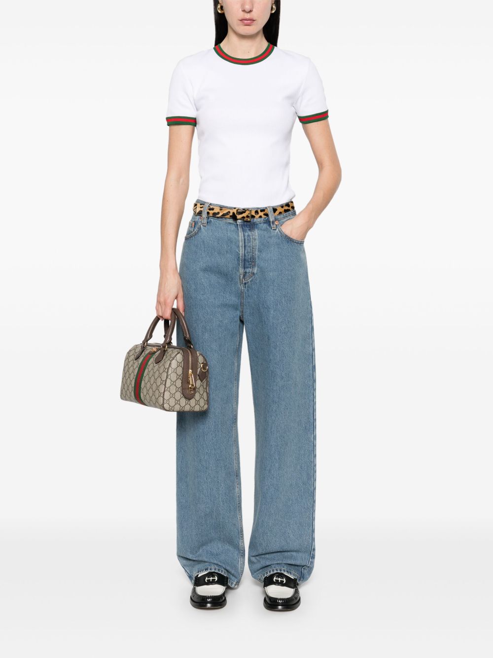 Baggy denim cotton jeans