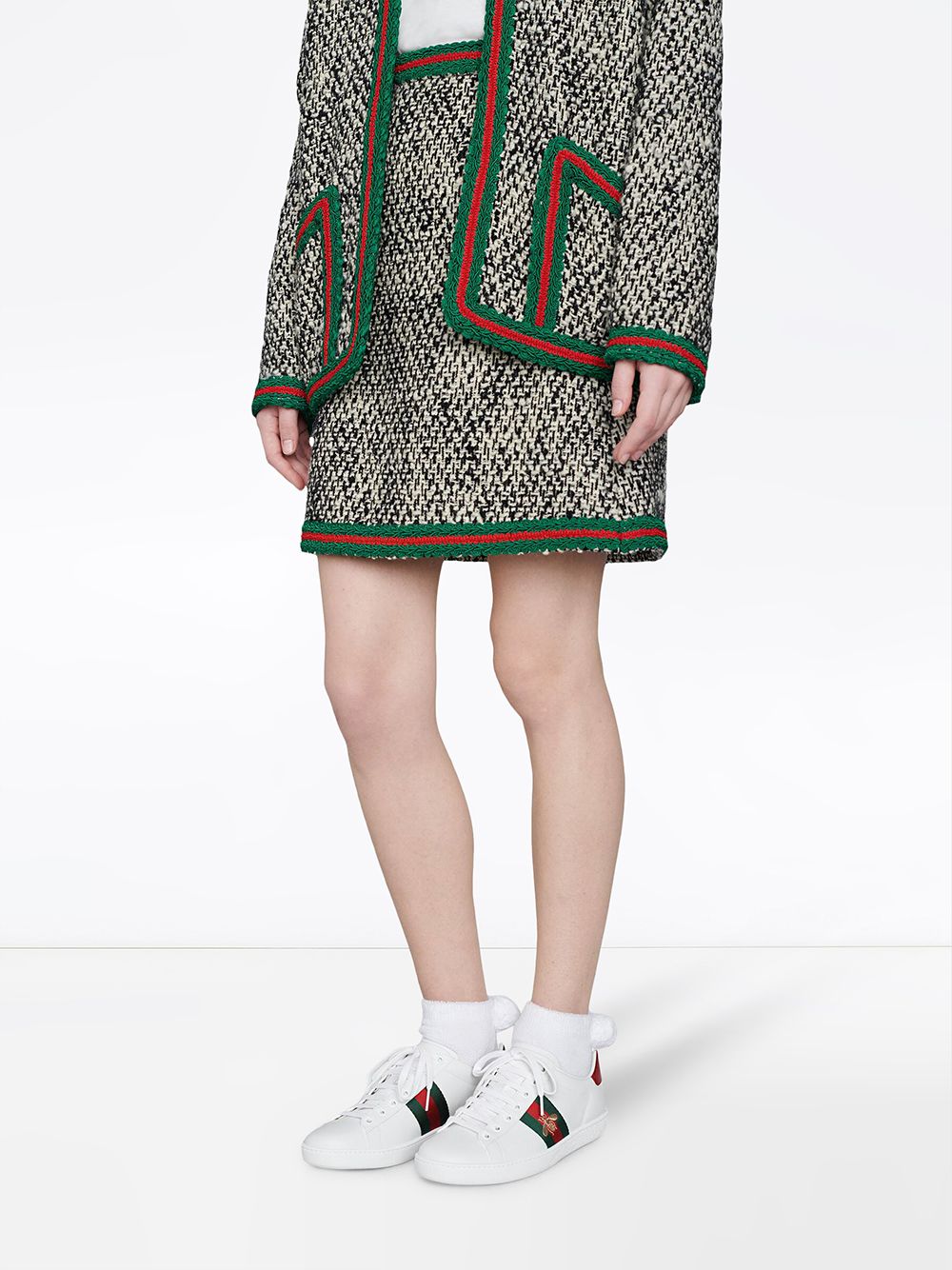 Gucci ace leather sneakers