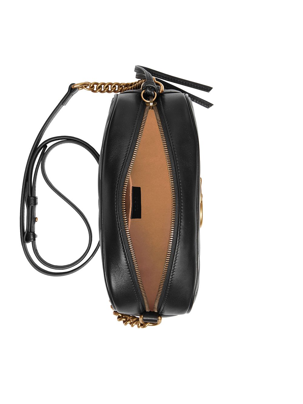 Gg marmont small leather shoulder bag