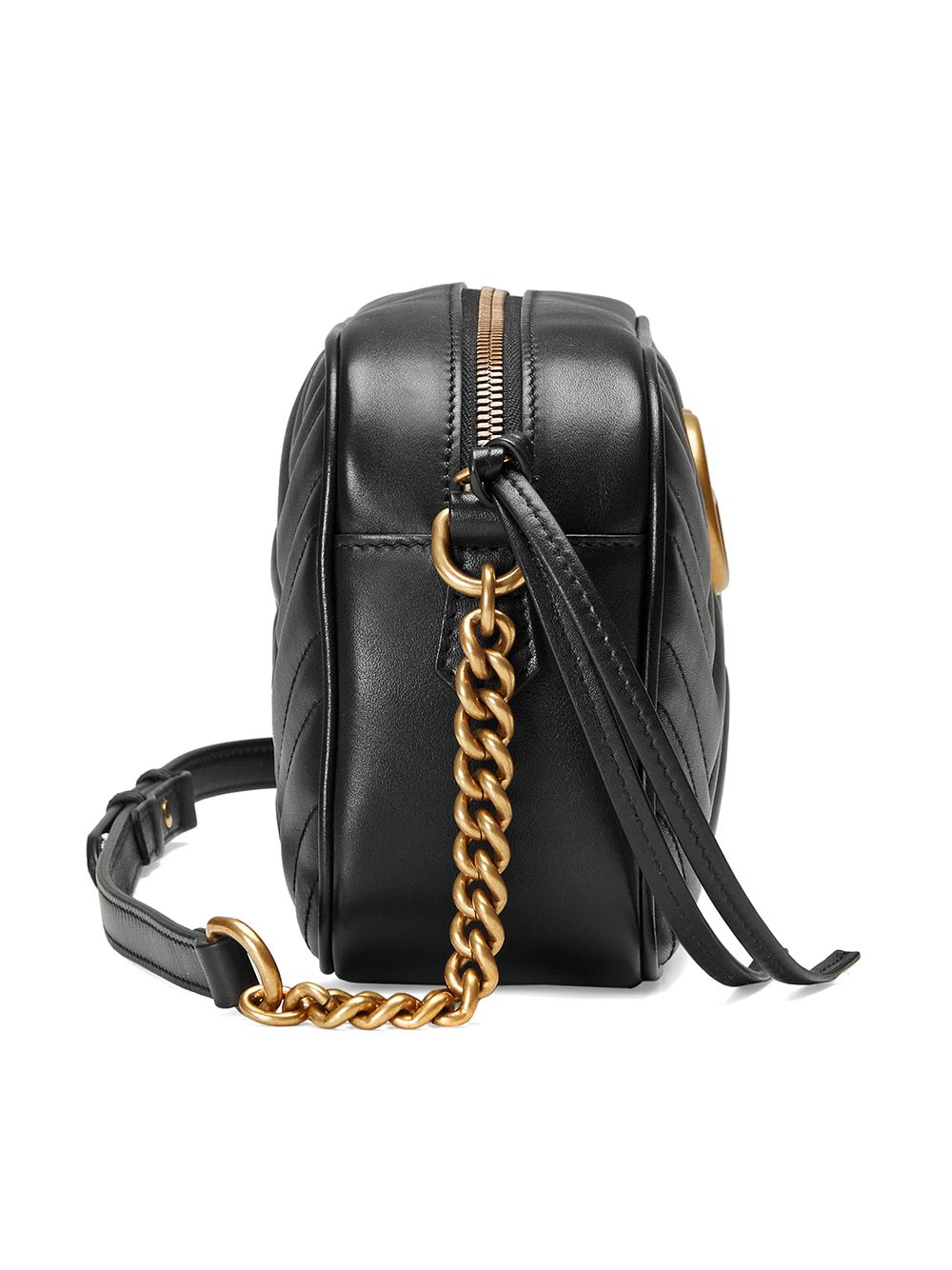 Gg marmont small leather shoulder bag