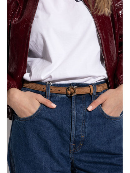Gucci blondie leahter belt