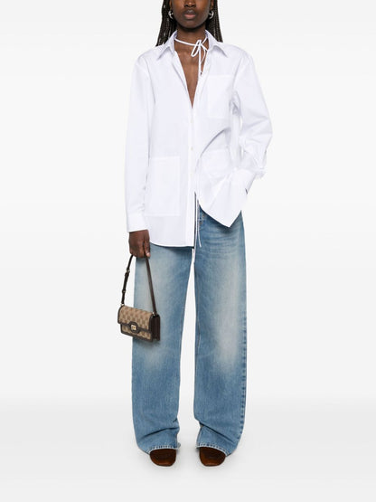 Boyfriend denim cotton jeans