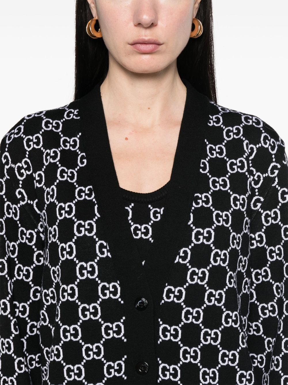 Gg supreme wool cardigan