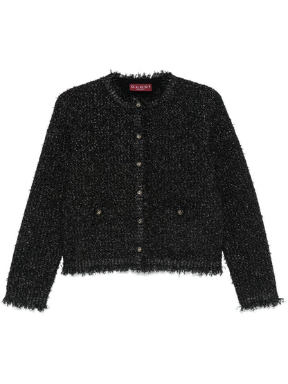 Lamé cardigan