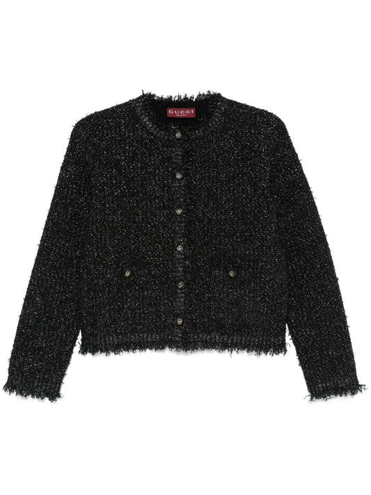 Lamé cardigan
