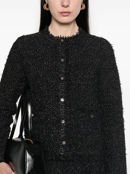 Lamé cardigan
