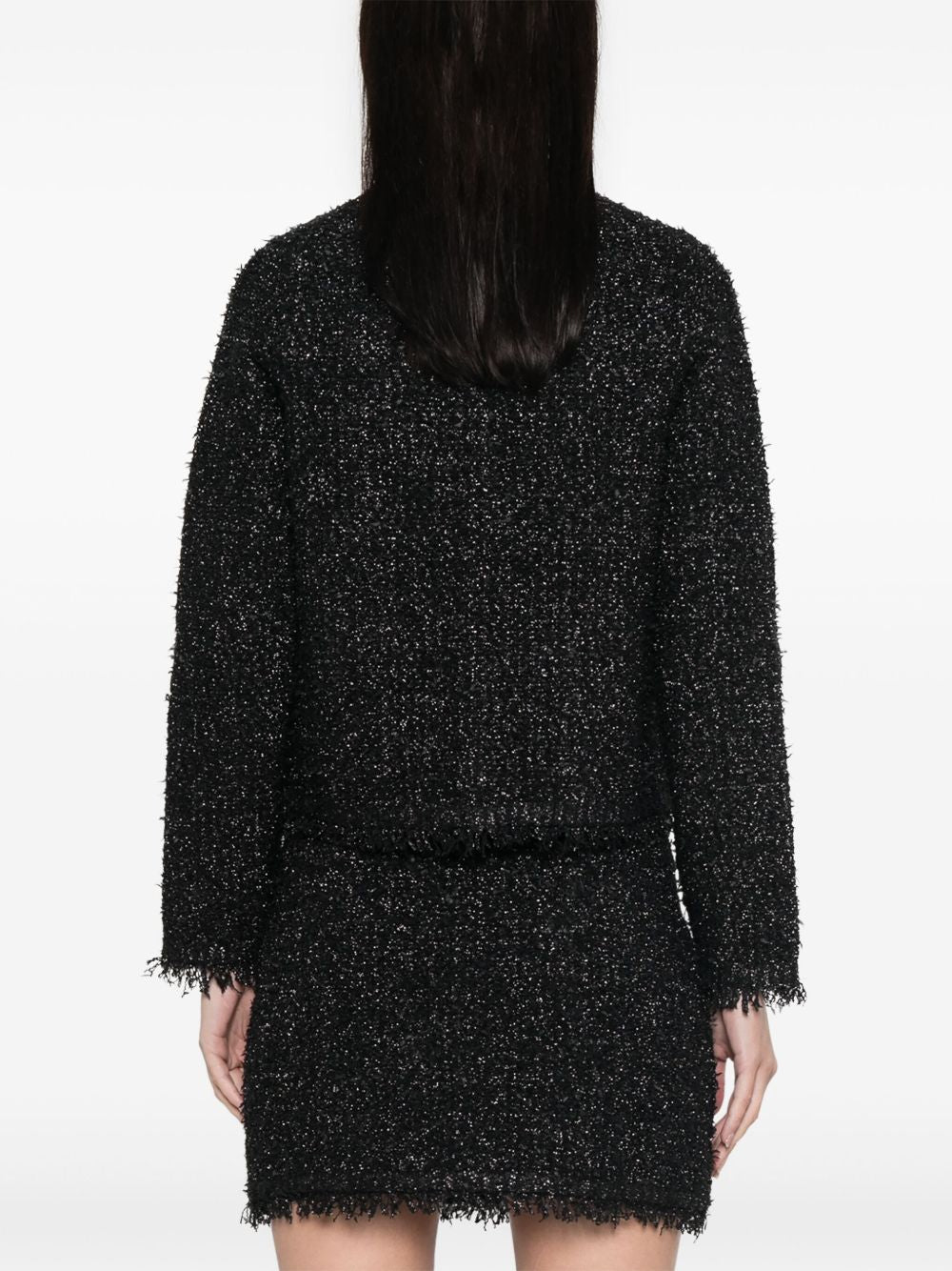 Lamé cardigan