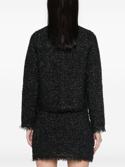 Lamé cardigan