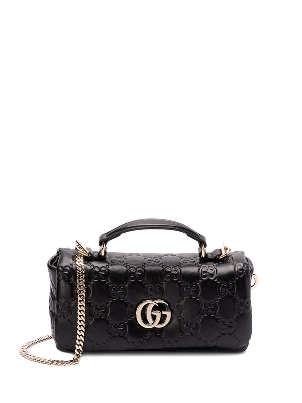 Gg milano ini leather handbag