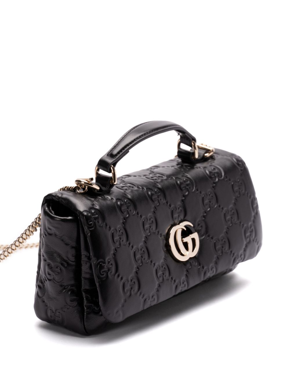 Gg milano ini leather handbag