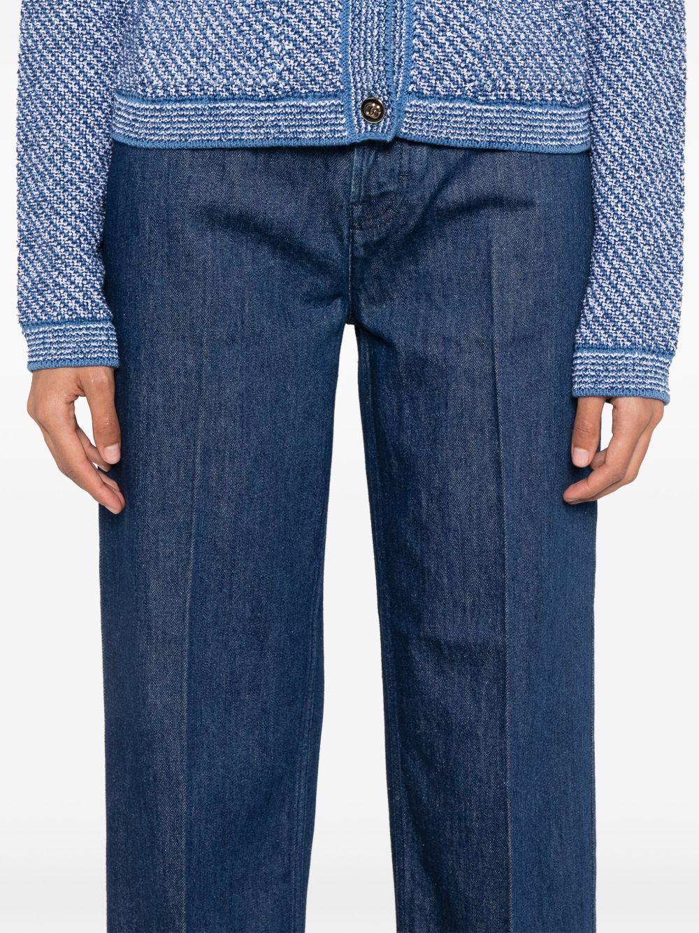 Straigh leg denim jeans