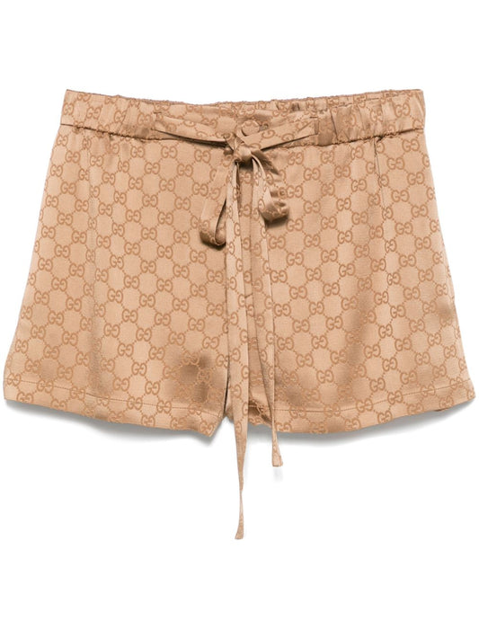 Gg satin shorts