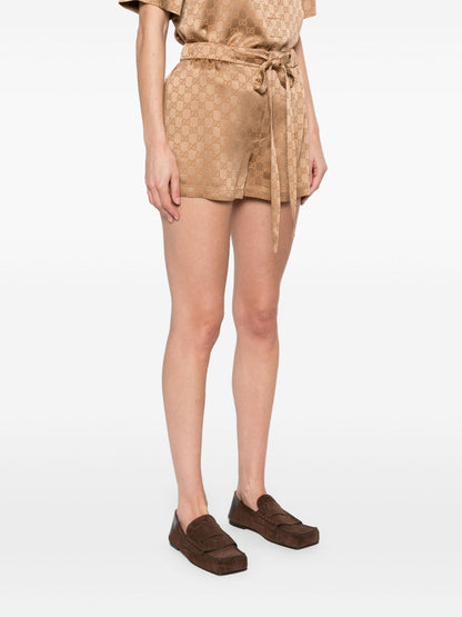 Gg satin shorts