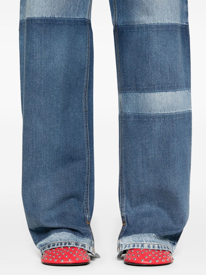 Boyfriend denim cotton jeans
