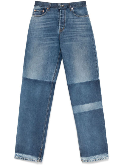 Boyfriend denim cotton jeans