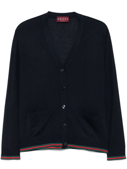 Cashmere and silk cardigan