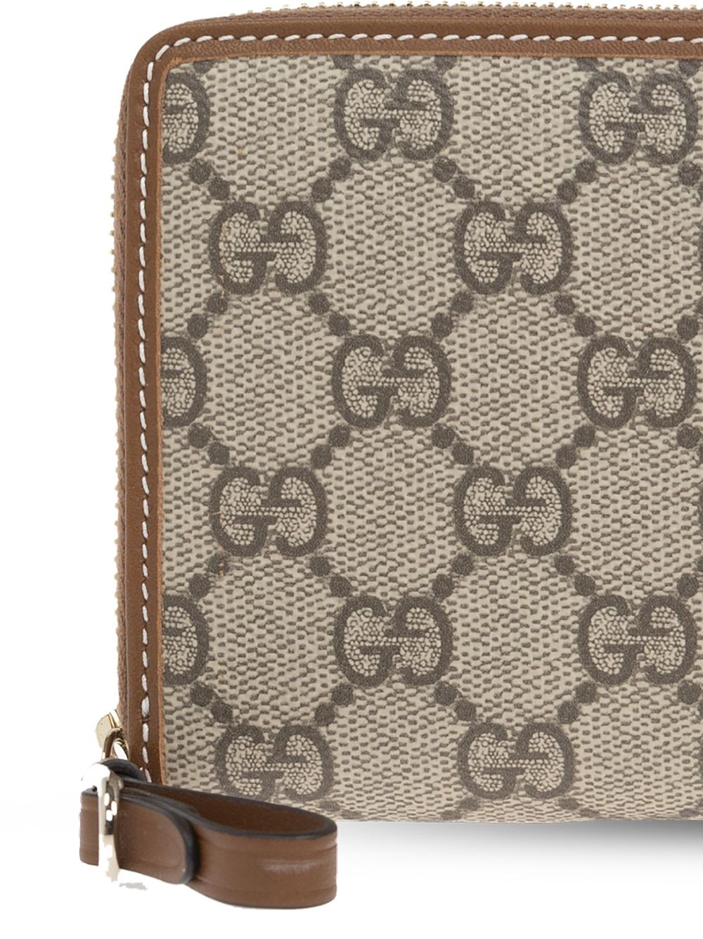 Gg emblem zipped wallet