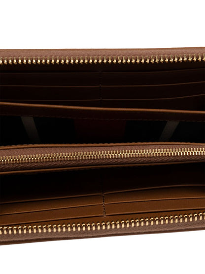 Gg emblem zipped wallet