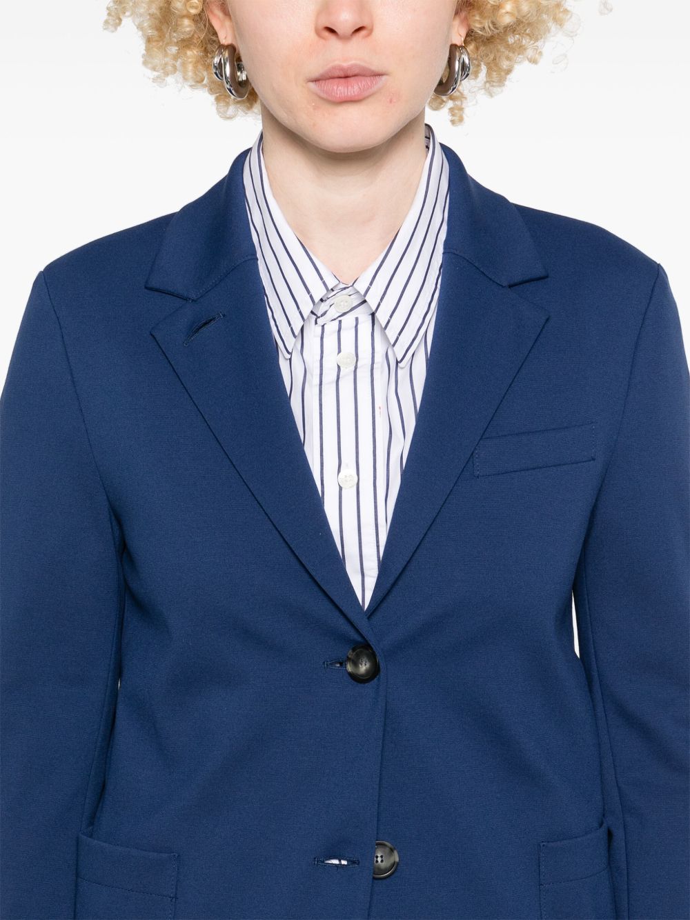 Single-breasted blazer jacket
