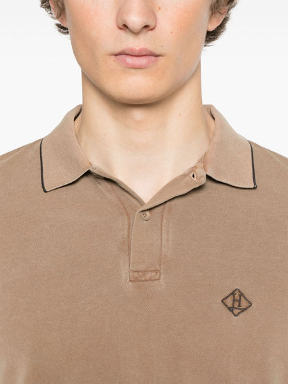 Logo cotton polo shirt