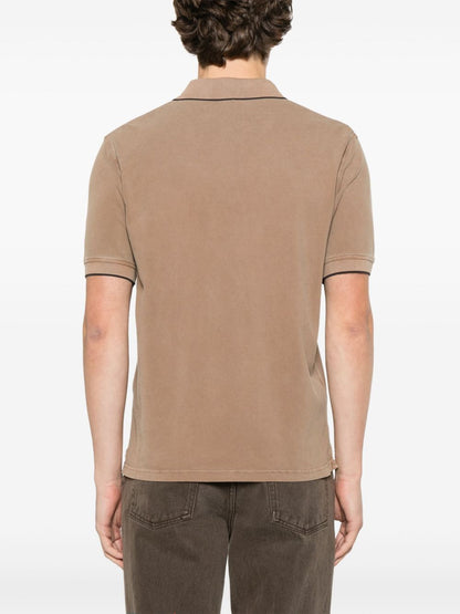 Logo cotton polo shirt