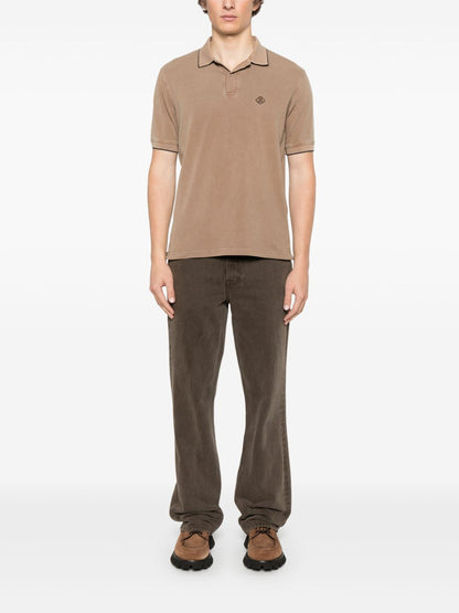 Logo cotton polo shirt