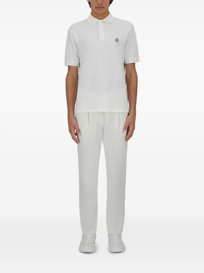 Logo cotton polo shirt