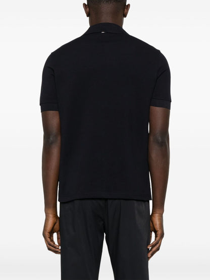 Logo cotton polo shirt