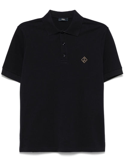 Logo cotton polo shirt