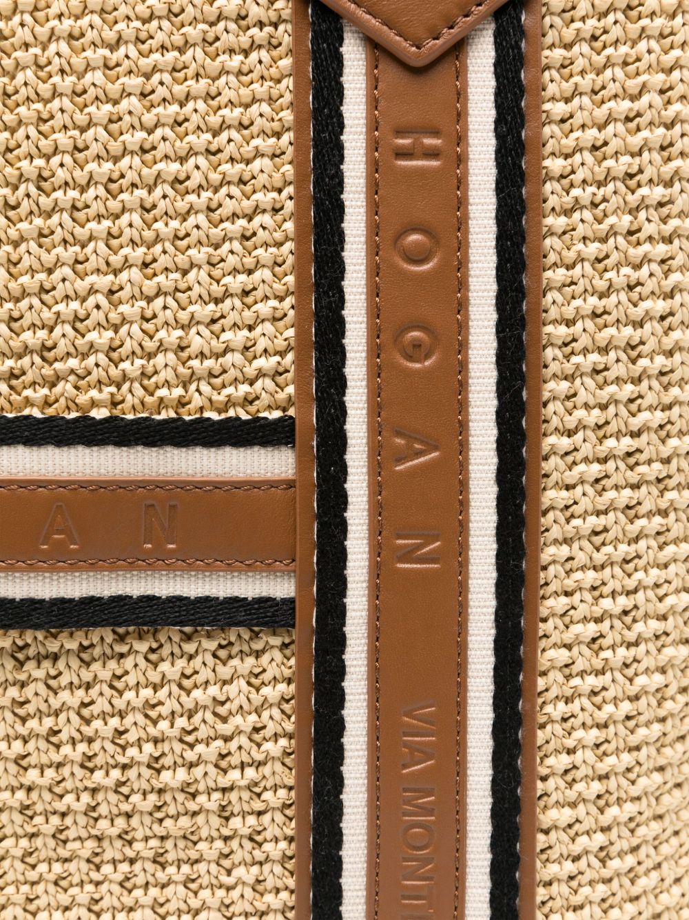 Hogan script medium tote bag