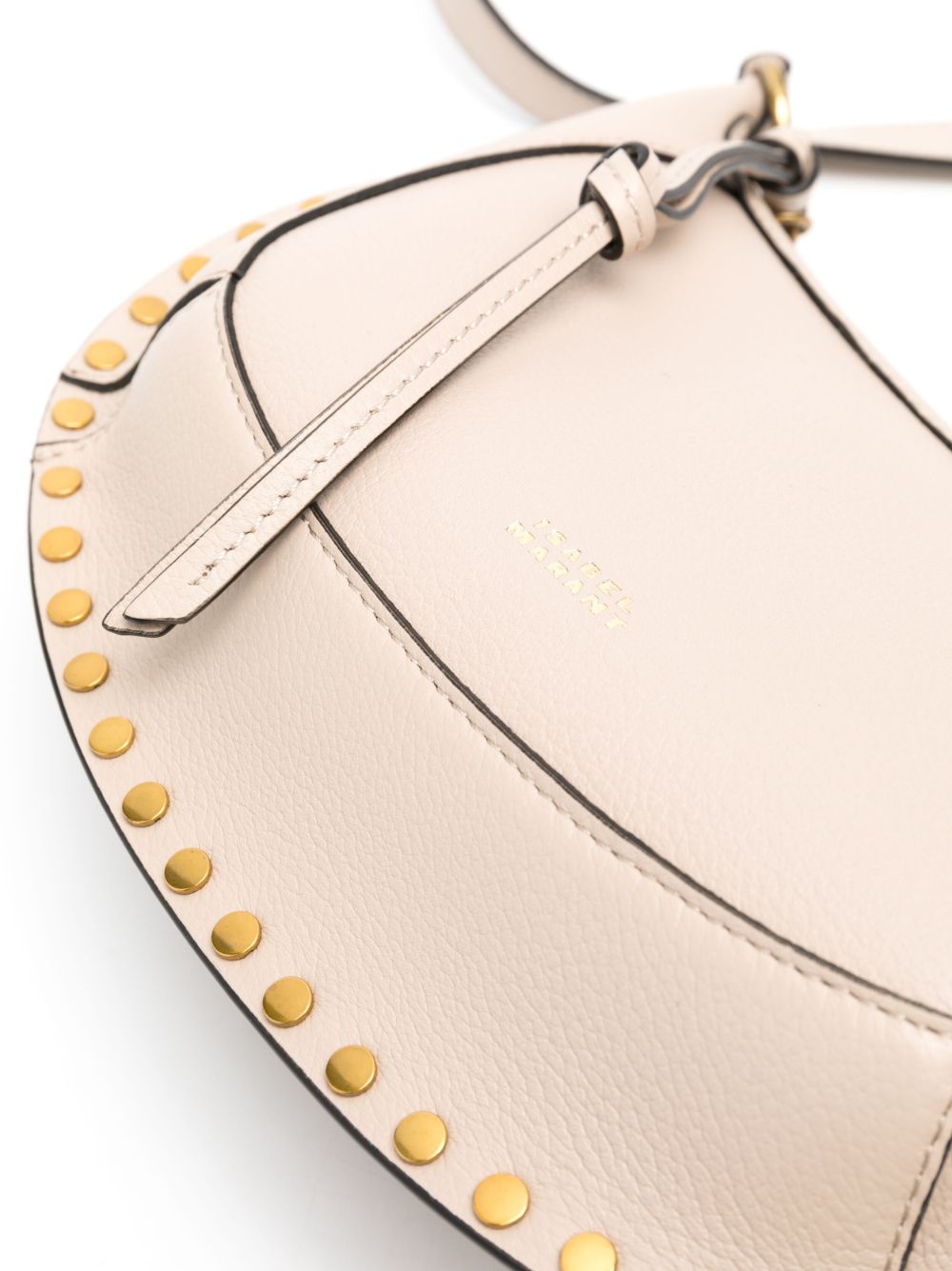 Oskan moon leather shoulder bag