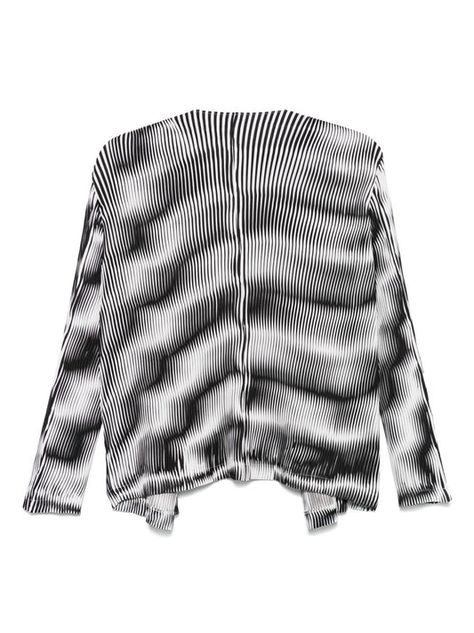 Printed cardigan
