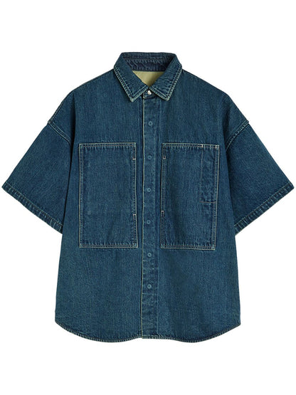 Denim cotton shirt