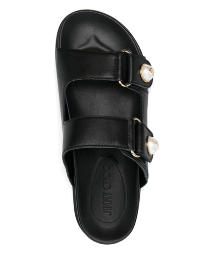 Fayence leather sandals