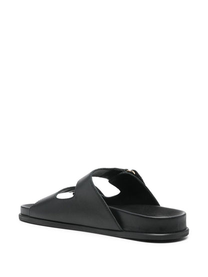 Fayence leather sandals