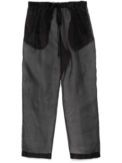 Trenton silk trousers