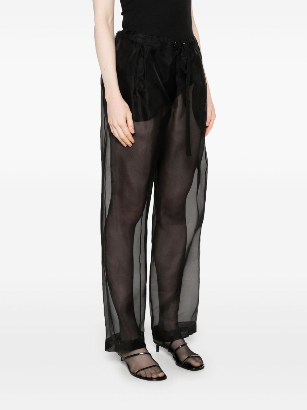 Trenton silk trousers