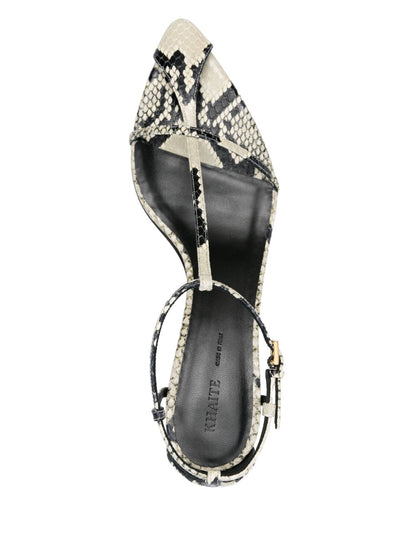 Bella leather heel sandals