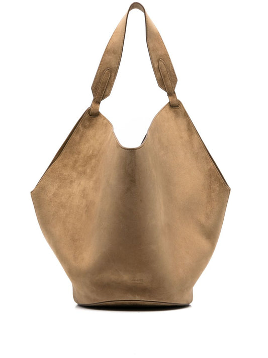 Lotus medium leather shoulder bag