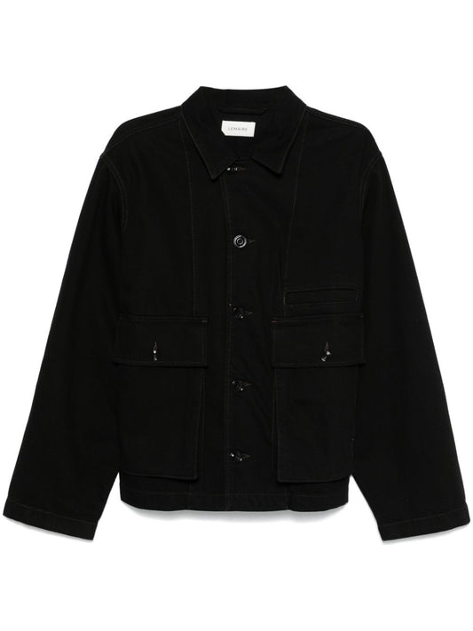 Cotton boxy jacket