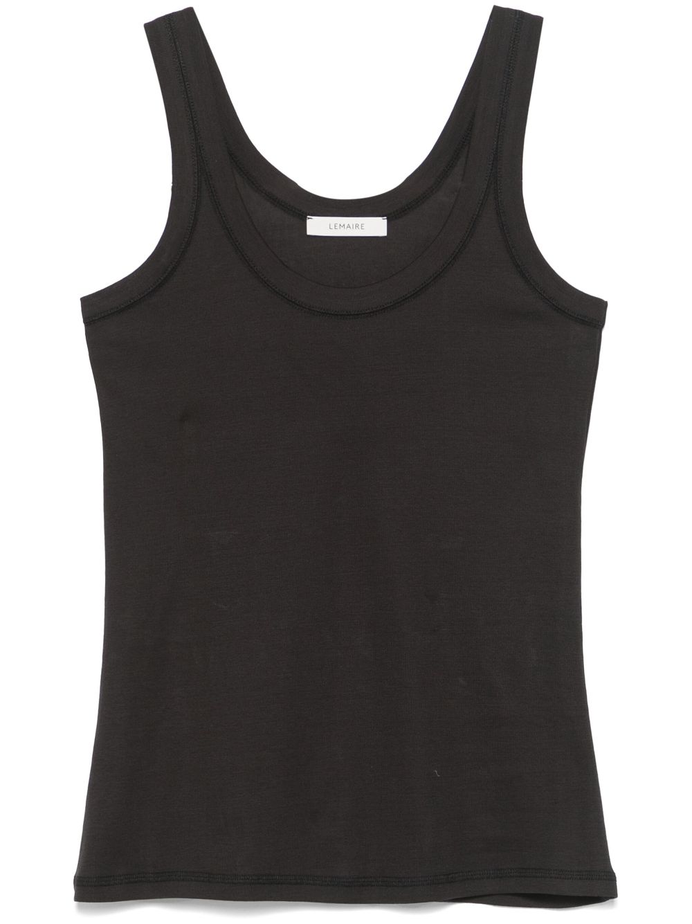 Ribbed cotton tank top