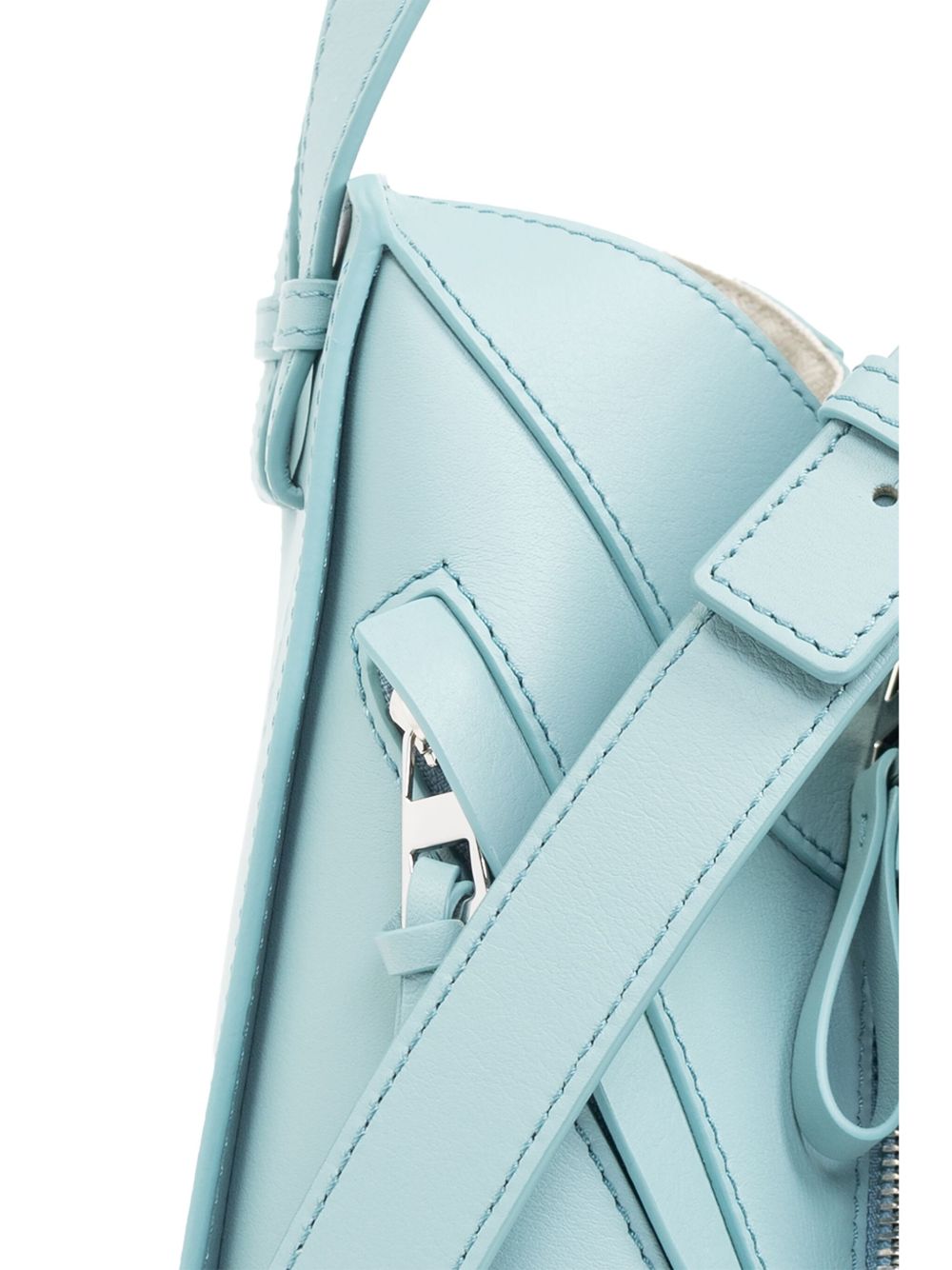 Hammock compact leather handbag