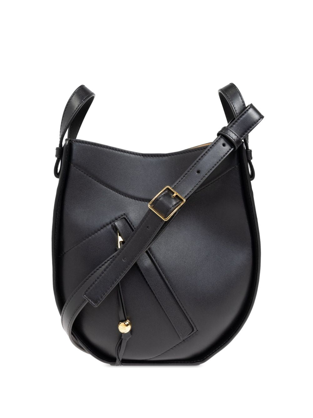 Hammock leather shoulder bag