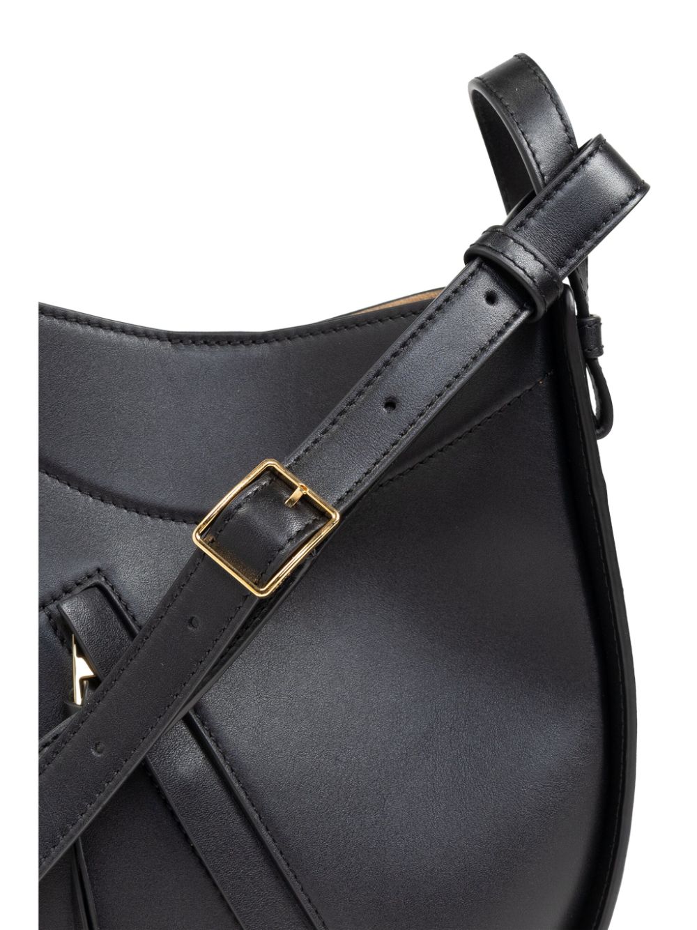 Hammock leather shoulder bag
