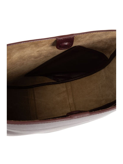 Hammock leather shoulder bag