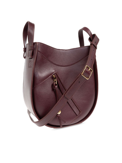 Hammock leather shoulder bag