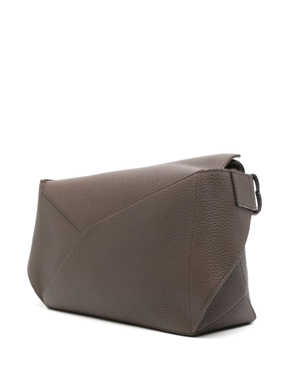 Puzzle edge small leather bumbag