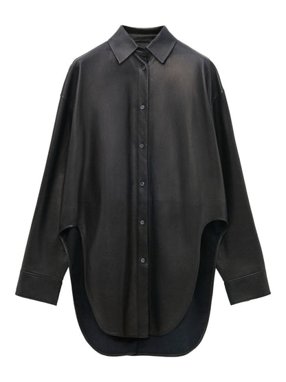 Leather shirt