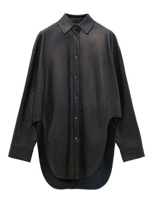 Leather shirt